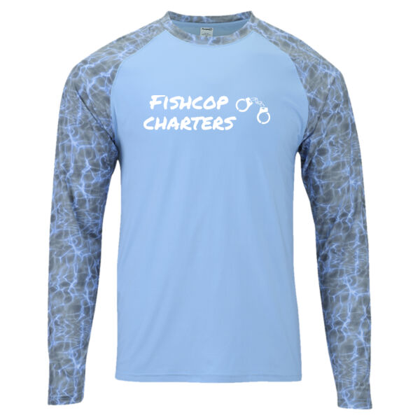FishCop - Panama Colorblocked Long Sleeve T-Shirt Thumbnail